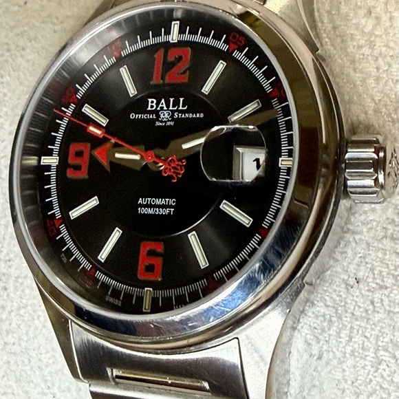 Ball Engineer Fireman Racer Date Automatic Classic Mens Watch - Picture 3 of 8